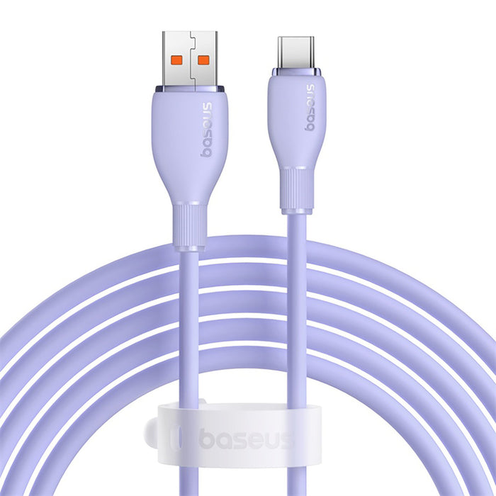 Baseus Pudding 100W USB-A - USB-C Cable 2m - Purple