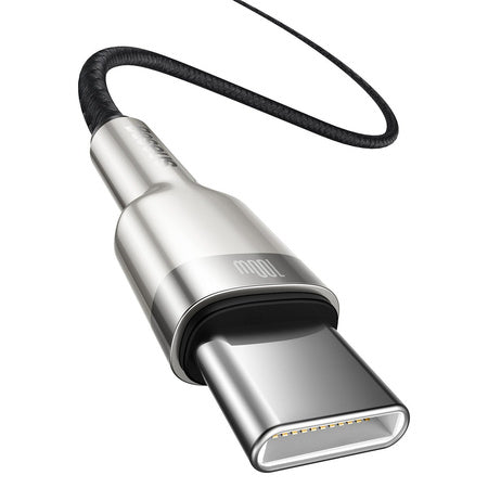 Cable USB-C to USB-C Baseus Cafule, 100W, 2m (black)
