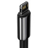 Baseus Tungsten Gold Cable USB to iP 2.4A 1m (black)