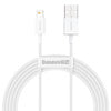Baseus Superior Series Cable USB to iP 2.4A 2m (white)
