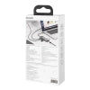 Hub 8in1 Baseus Metal Gleam Series, USB-C to 3x USB 3.0 + HDMI + USB-C PD + Ethernet RJ45 + microSD/SD