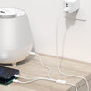 USB cable 3in1 Baseus Superior Series, USB to micro USB / USB-C / Lightning, 3.5A, 1.5m (white)