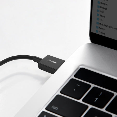 Baseus Superior Series Cable USB to USB-C, 66W, 2m (black)