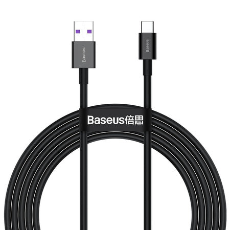 Baseus Superior Series Cable USB to USB-C, 66W, 2m (black)