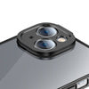 Baseus Glitter Transparent Case and Tempered Glass set for iPhone 14 Plus (black)