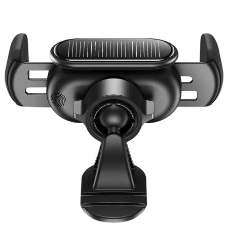 Solar Electric Car Phone Holder Baseus Steel Cannon Pro (Black)