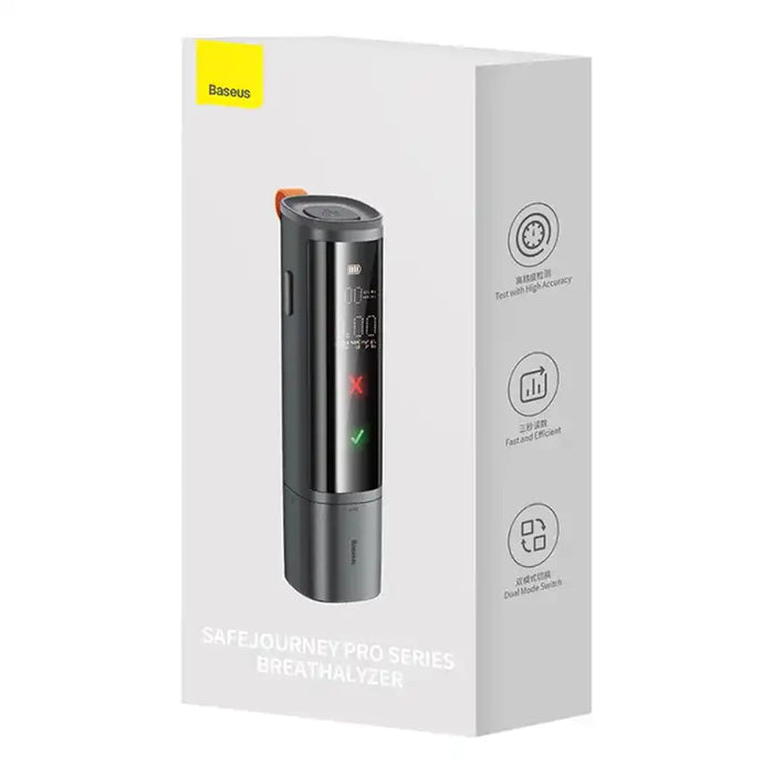 Electronic Breathalyzer Baseus SafeJourney Pro (Grey)