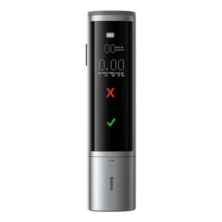 Electronic Breathalyzer Baseus SafeJourney Pro (Grey)