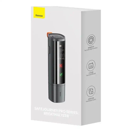 Electronic Breathalyzer Baseus SafeJourney Pro (Grey)