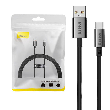 Cable USB do USB-C Baseus Superior 100W 1,5m (black)
