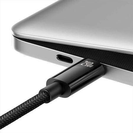 USB-C to USB-C cable Baseus Tungsten Gold 240W 3m (black)