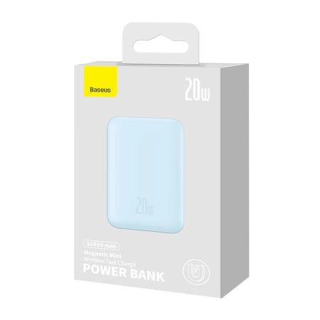 Powerbank Baseus Magnetic Mini 10000mAh, USB-C  20W MagSafe (blue)