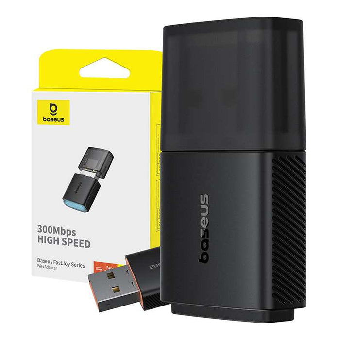 Adapter WiFi Baseus FastJoy 300Mbps (black)