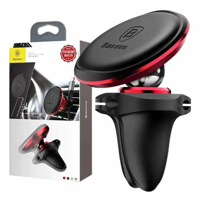 Car Mount Holder Baseus Magnetic Air Vent Red OS