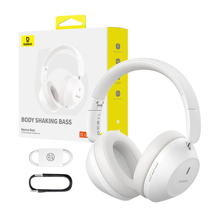 Baseus Bass 30 Max Wireless Headphones (white)