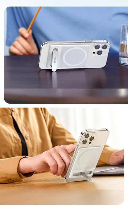 Baseus folding stand with magnetic holder white (LUXZ010002)