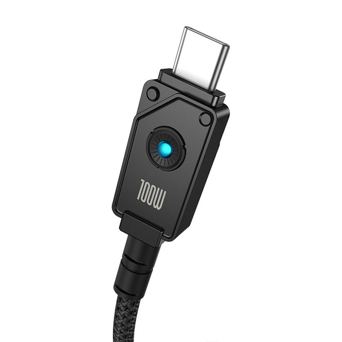Baseus Unbreakable USB cable 1 m USB A USB C Black