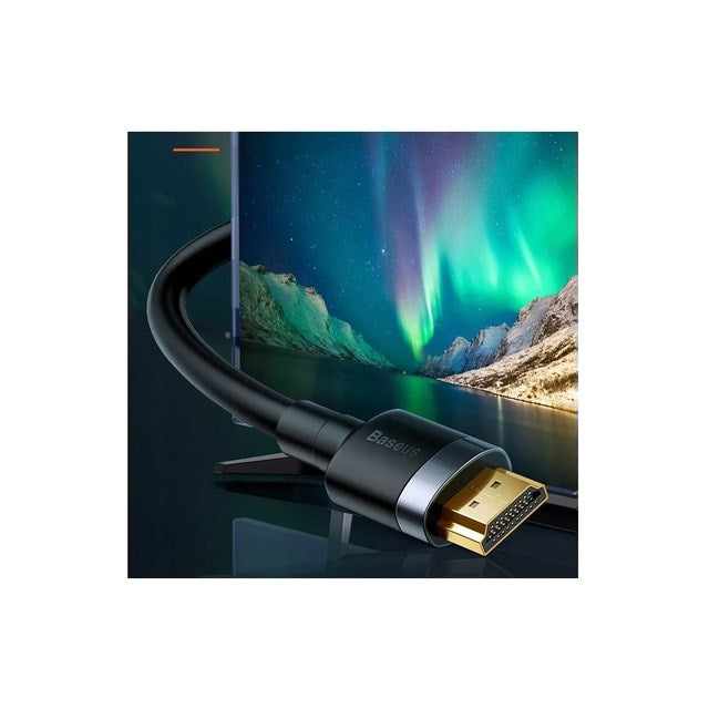 Baseus Cafule 4KHDMI Male To 4KHDMI Male Adapter Cable 2m Black