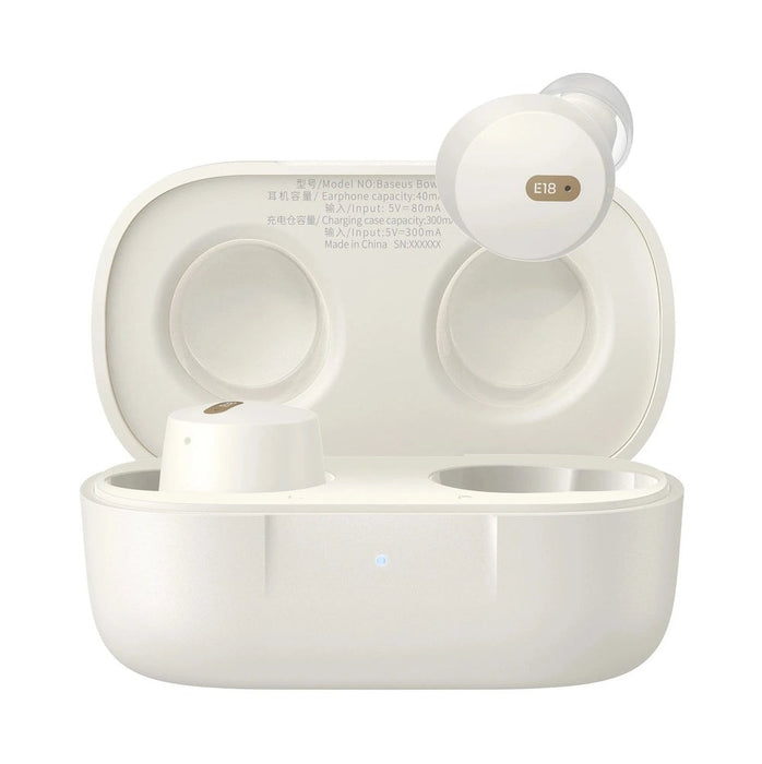 Earphones TWS Baseus Bowie E18 (white)