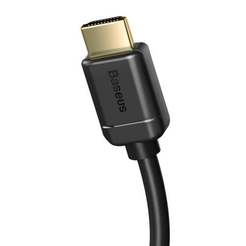 Baseus 2x HDMI 2.0 4K 60Hz Cable, 3D, HDR, 18Gbps, 1m (black)