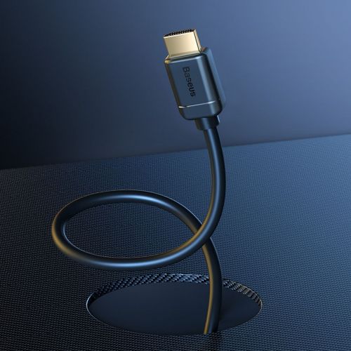 Baseus 2x HDMI 2.0 4K 60Hz Cable, 3D, HDR, 18Gbps, 1m (black)