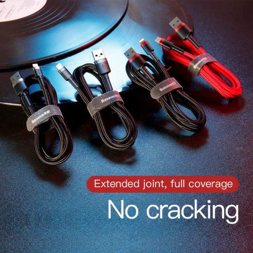 Baseus Cafule USB Lightning Cable 2.4A 1m (Red+Black)
