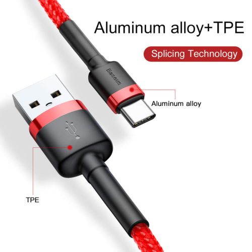 Baseus Cafule cable USB-C 3A 1m (Red)