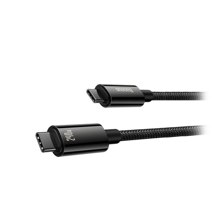 USB-C to USB-C cable Baseus Tungsten Gold 240W 1m (black)