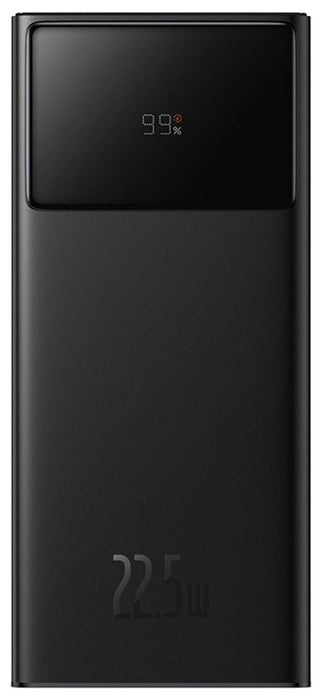 Baseus EnerFill FP41 30000mAh 22.5W Power Bank with Baseus Simple USB-A - USB-C 3A 30cm Cable - Black