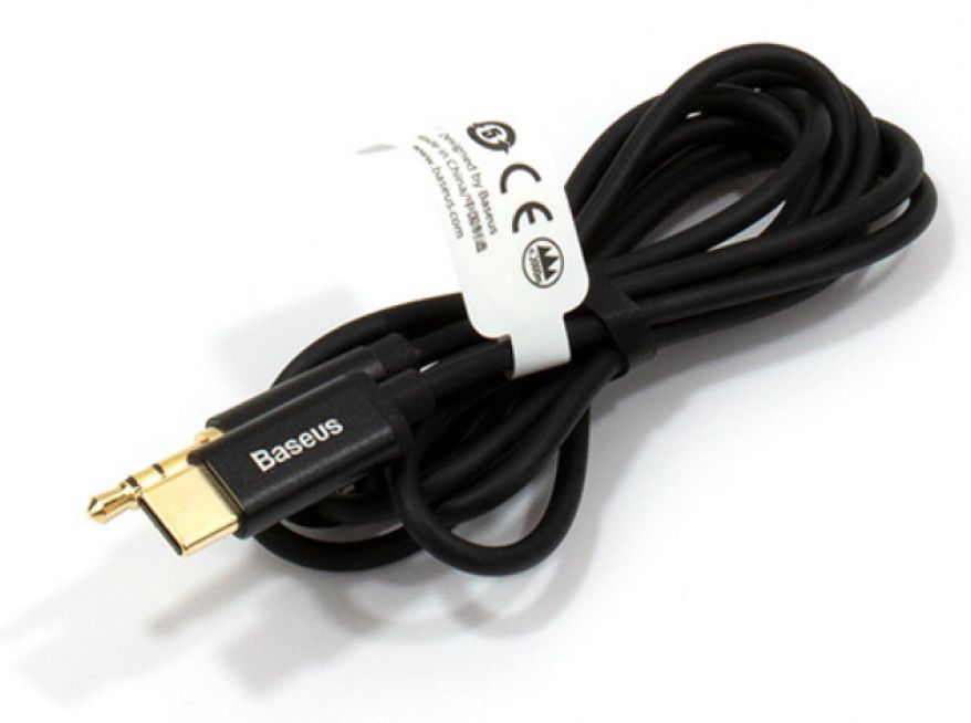 Baseus Yiven Audio cable USB-C to mini jack 3,5mm, 1.2m (Black)