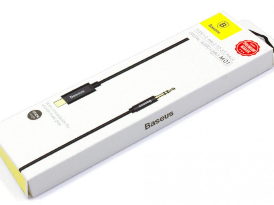 Baseus Yiven Audio cable USB-C to mini jack 3,5mm, 1.2m (Black)