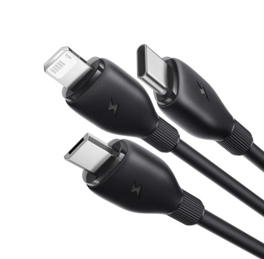 Baseus data cable Micro USB + Lightning + USB-C