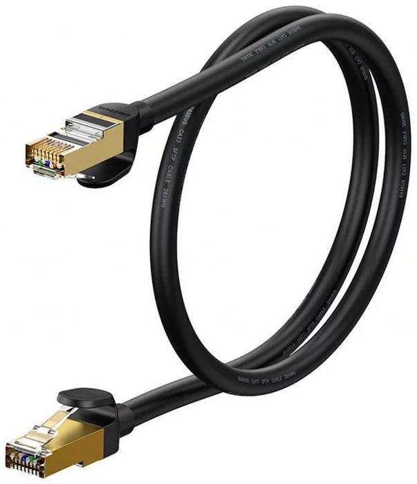 Baseus Ethernet RJ45, 10Gbps, 1m network cable (black)