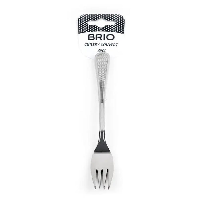 BASIC FOOD FORK 3 PCS BRIO - Аксесоари за сервиране и прибори за хранене<<<Домашни потреби<<<Кухня<<<Praktiker