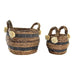 Basket set DKD Home Decor Natural Fibre 31 x 31 x 33 cm Colonial - Баня<<<Дом Градина<<<BigBuy&&&Аксесоари и