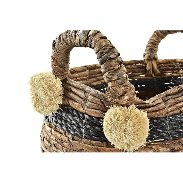 Basket set DKD Home Decor Natural Fibre 31 x 31 x 33 cm Colonial - Баня<<<Дом Градина<<<BigBuy&&&Аксесоари и