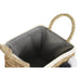 Basket set DKD Home Decor Natural Fibre Pompoms 33 x 33 x 25 cm - Баня<<<Дом Градина<<<BigBuy&&&Аксесоари и
