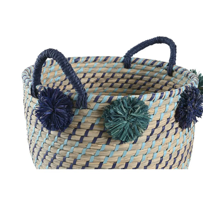 Basket set DKD Home Decor polypropylene Pompoms 46 x 44 x 34 cm - Баня<<<Дом Градина<<<BigBuy&&&Аксесоари и