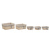 Basket set DKD Home Decor Spirals Mediterranean 48 x 38 x 13 cm - Баня<<<Дом Градина<<<BigBuy&&&Аксесоари и
