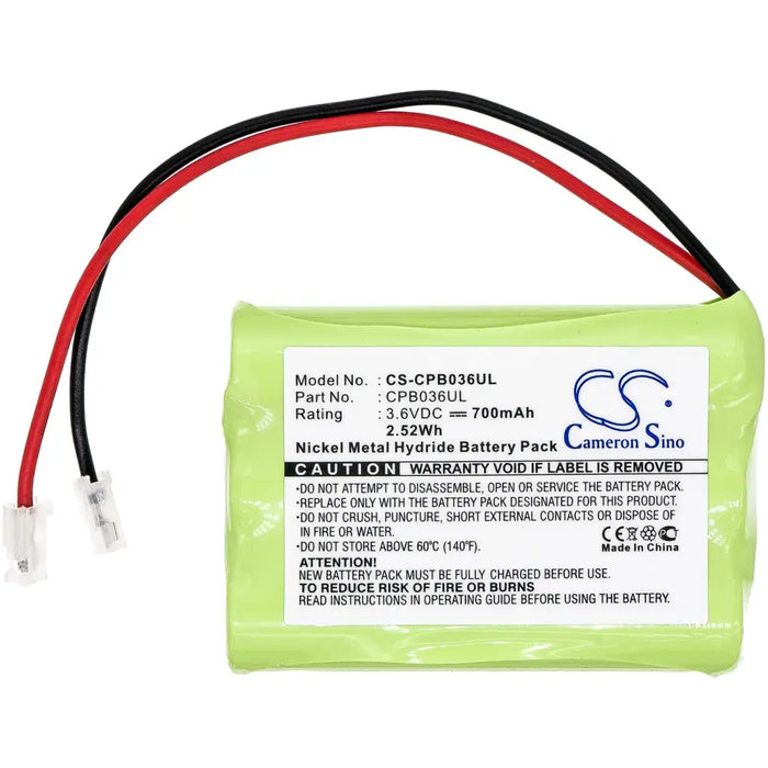 Phone battery 3* ААА 3.6V NiMH 700mAh GPT207 /universal connector/ for Panasonic KX-TC1210 Cameron Sino