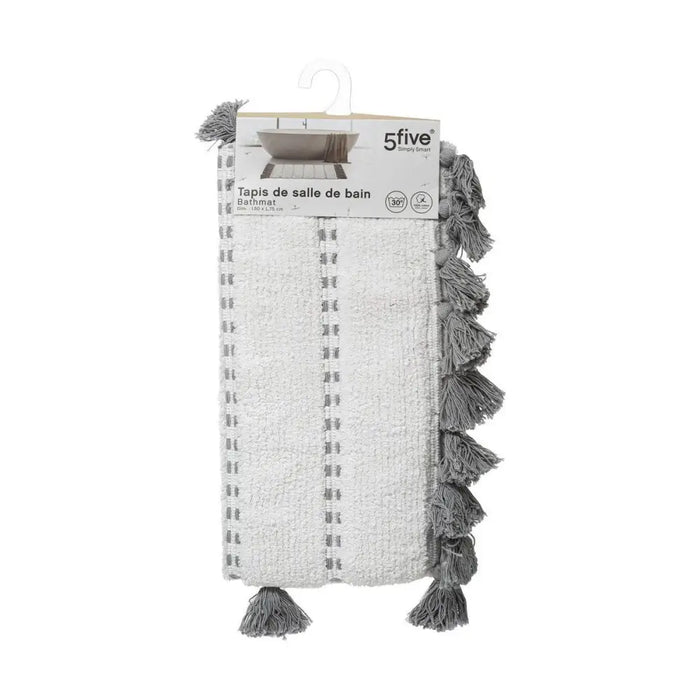 Bath rug 5five Simply Smart Grey Cotton 50 x 75 cm - Баня<<<Дом Градина<<<BigBuy&&&Завеси и килими<<<Баня<<<Дом