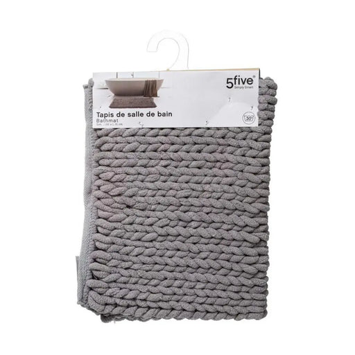 Bath rug 5five Simply Smart Grey Polyester 50 x 75 cm - Баня<<<Дом Градина<<<BigBuy&&&Завеси и килими<<<Баня<<<Дом