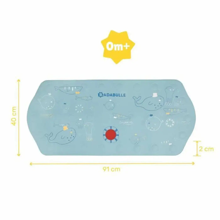 Bath rug Badabulle B023014 91 cm Blue PVC - Завеси и килими<<<Баня<<<Дом Градина<<<BigBuy