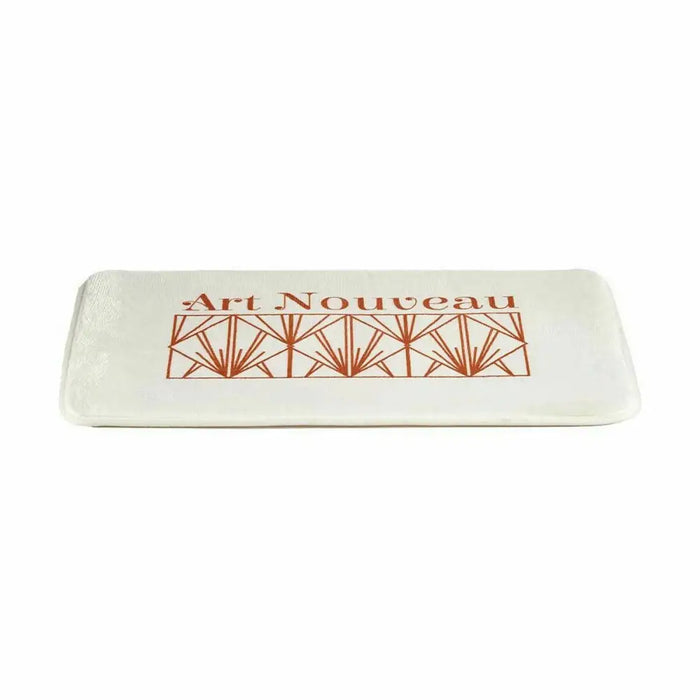 Bath rug Berilo Art Nouveau White Bronze PVC 40 x 1,5 x 60 cm (12 Units) - Баня<<<Дом Градина<<<BigBuy&&&Завеси и