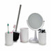Bath Set Berilo White polypropylene 16,5 x 29,5 x 17 cm 4 Pieces (6 Units) - Баня<<<Дом Градина<<<BigBuy&&&Аксесоари и