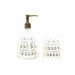 Bath Set DKD Home Decor Golden Crystal ABS Plastic Leaf of a plant 9 x 9 x 18 cm - Баня<<<Дом