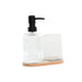Bath Set Home ESPRIT Transparent Natural Bamboo Crystal Modern 3 Pieces - Баня<<<Дом Градина<<<BigBuy&&&Аксесоари и