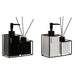 Bath Set Home ESPRIT White Black Metal Dolomite 14,5 x 8 x 17 cm 2 Pieces (2 Units) - Баня<<<Дом