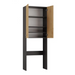 Bathroom cabinet POLA DD 64x30xH180 anthracite/artisan - Bathroom shelvesMLA-REG<<<Bathroom furnitureMLA<<<ActionPL