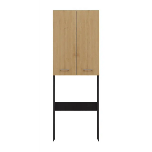 Bathroom cabinet POLA DD 64x30xH180 anthracite/artisan - Bathroom shelvesMLA-REG<<<Bathroom furnitureMLA<<<ActionPL